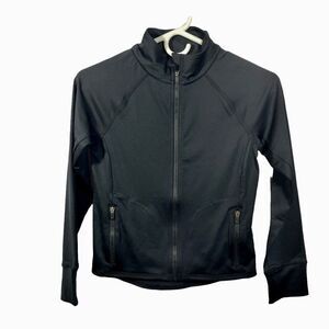 New Zella Girl Black Full Zip Active Jacket